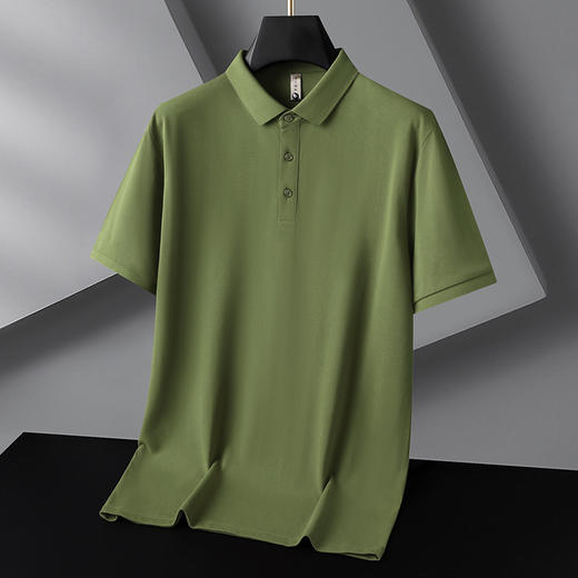 【DG】大依优型大码短袖POLO衫加肥大号红色短袖体恤男翻领打底衫胖子宽松本命年 商品图4