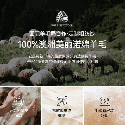 【严选】诗凡黎miu系绞花全毛针织开衫2024秋新款高知学院风刺绣套头衫SF8131141-4 商品图2