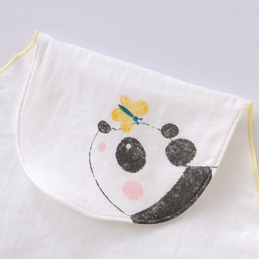 【会员专享39元】英氏儿童吸汗巾幼儿园男童女童隔汗巾夏季纯棉纱布背巾3条装婴儿 商品图1