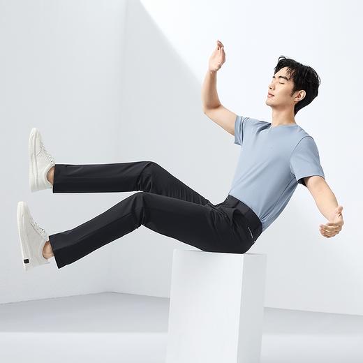 【含莫代尔】柒牌休闲裤男士2025春夏新品商务百搭修身款直筒长裤128H73460 商品图5