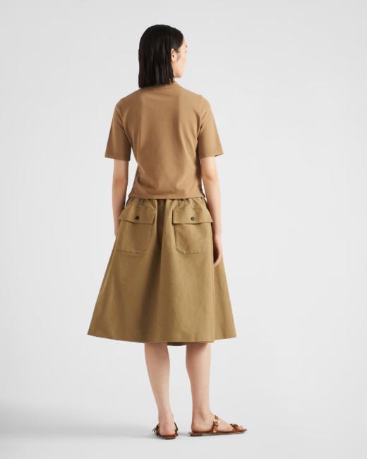 点此购买 普拉达春夏季三角扣女款短袖POLO衫 gz 309719 商品图6