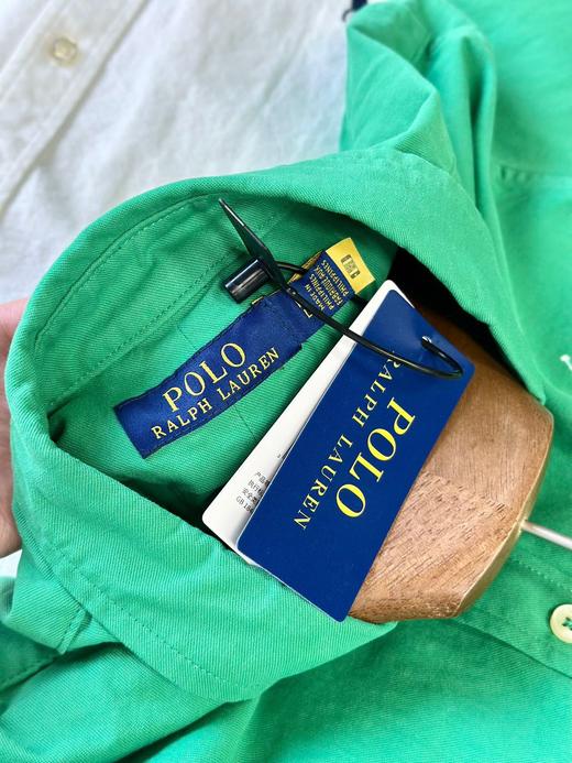 官网售价💰1690！【RL拉夫经典刺绣小马标情侣款衬衫】众多明星同款💗原包装+标牌齐全❗出入专柜无压力！✅原厂牛津棉面料☁️挺括有型➕高密战马刺绣，做工极好！谁穿都好看！最大可穿到170斤！ 商品图2