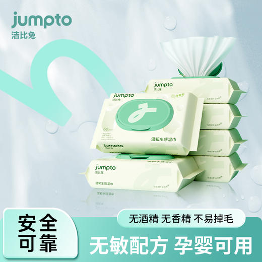 洁比兔湿巾儿童手口可用海葡萄加厚加大带盖车载家用户外湿纸巾 商品图0