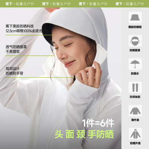 【25年新品】蕉下女士凉感防晒衣（披肩款）AL118 商品图3