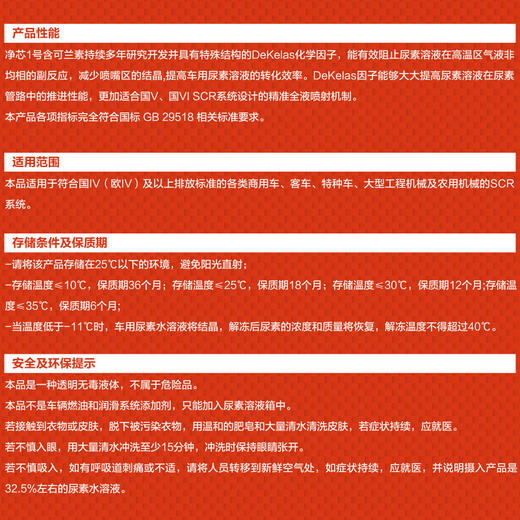 可兰素净芯1号PET 国六惠选车用尿素水溶液 商品图3