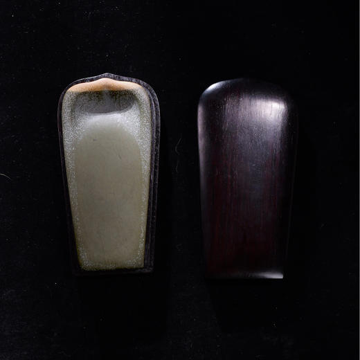 伦少国「一瓣清心」端砚·绿端 纯手工原石雕刻砚台 商品图1