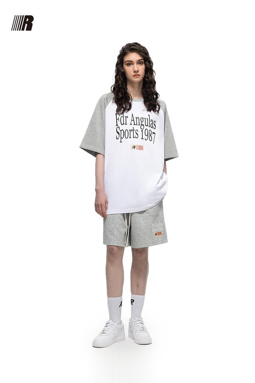 FDR官方店 国旗1987插肩袖运动情侣美式短袖t恤男女重磅潮牌体恤 商品图4