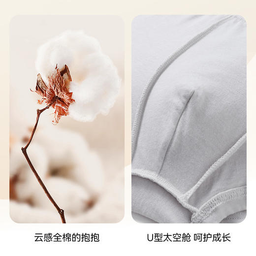 【旅行必备】【5条装】【100%纯棉EO灭菌】一次性内裤纯棉便携免洗日抛EO灭菌平角底裤五件装男童亲子出差外出旅游 商品图3