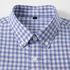 【100棉】罗蒙男士春款格纹长袖休闲衬衫简约舒适职场百搭通勤上班男衬衣 商品缩略图3