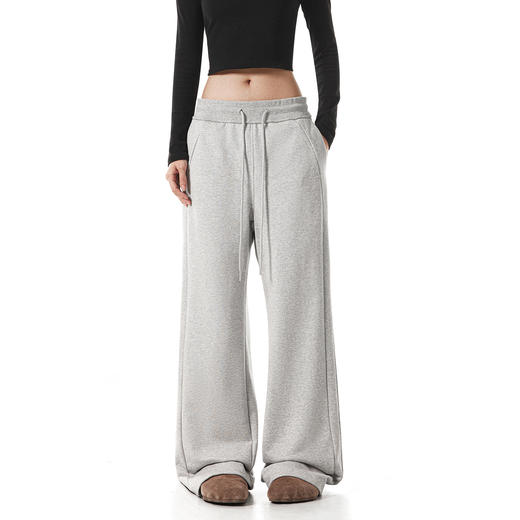 FDR官方店 美式分割抽绳运动卫裤女宽松休闲裤情侣直筒裤长裤子 商品图2