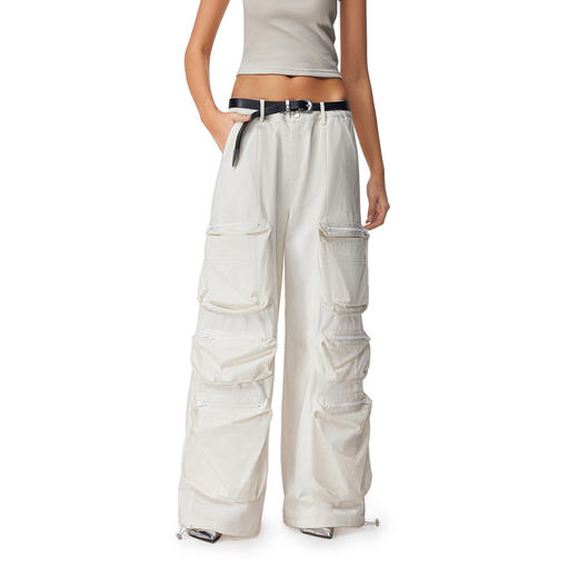 FDR官方店 多袋梭织宽松工装裤男女夏季新款先锋小众运动直筒长裤 商品图3