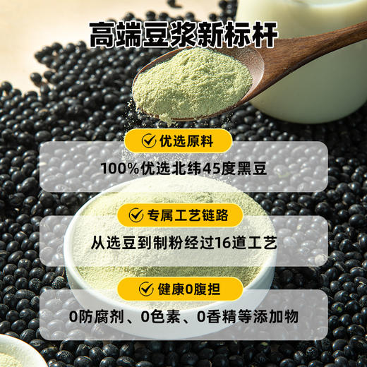 【经典爆款】龙王黑豆浆450克  高植物蛋白 商品图3
