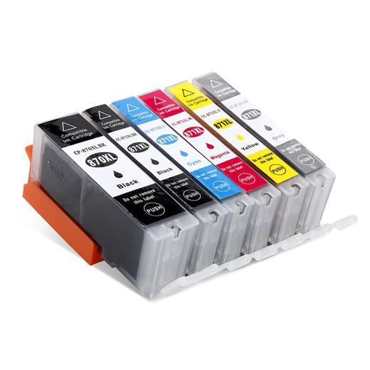绘威适用佳能MG7780 TS8080打印机PGI-870/CLI-871XL墨盒MG5780 TS5080 MG6880 6080 9080墨盒墨水 六色套装 商品图4