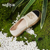 预售10天发|Safiya/索菲娅2025小香风绣花平底百搭懒人一脚蹬渔夫鞋SFD1112075 商品缩略图5