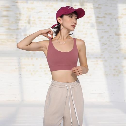 跃牌【轻匀系列】NS裸感露背女夏季减震搭扣运动内衣水滴交叉瑜伽背心WX1253 商品图4