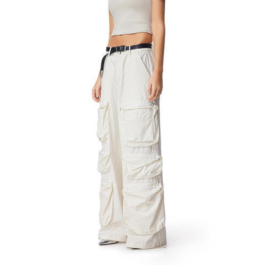 FDR官方店 多袋梭织宽松工装裤男女夏季新款先锋小众运动直筒长裤 商品图2