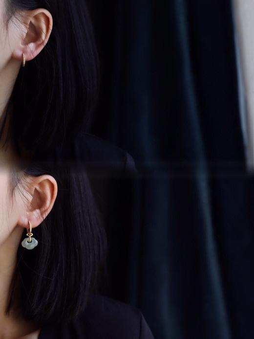 2025新款天然川料冰底樱桃红方形耳钉s925银蛋面樱桃红耳钉南红耳饰！ 商品图10