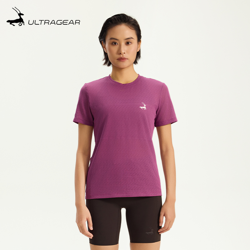 优极UG 拂风·女款UP跑步短袖T恤