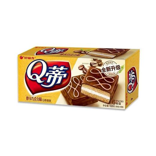 好丽友6枚摩卡巧克力味Q蒂派168g 商品图0