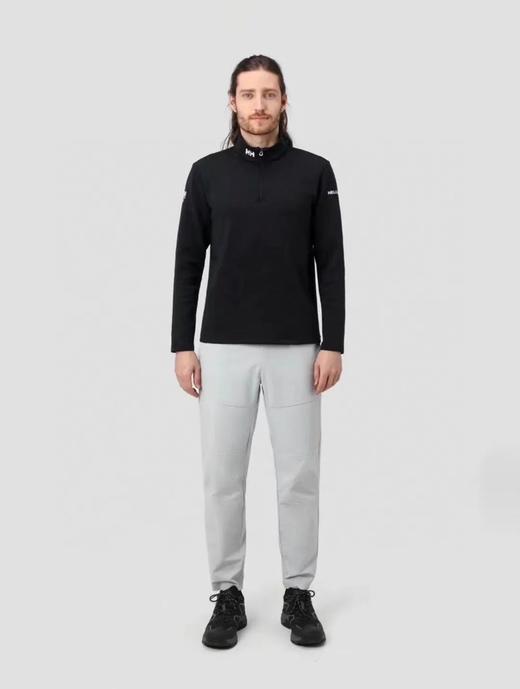 HH男秋冬小高领半拉链保暖套头长袖T恤 商品图0