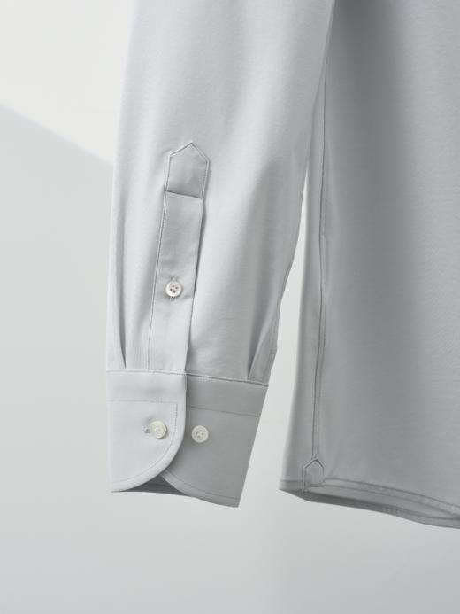 AhhhCotton 100支双股浅云灰意式工艺衬衫 商品图2