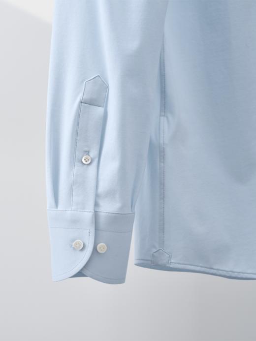 AhhhCotton 100支双股天空蓝意式工艺衬衫 商品图2