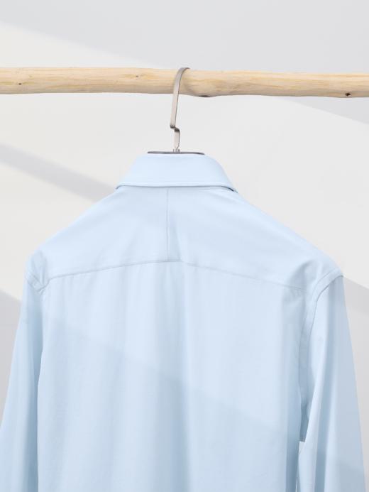 AhhhCotton 100支双股天空蓝意式工艺衬衫 商品图3