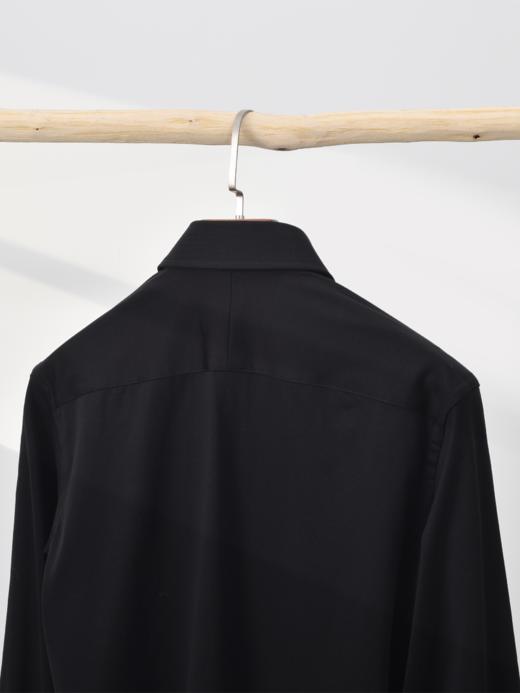 AhhhCotton 100支双股骏马黑意式工艺衬衫 商品图3