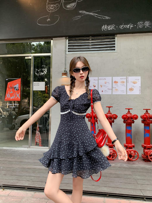 【189元任选2件】最后一波现货！碎花短裙连衣裙 商品图5