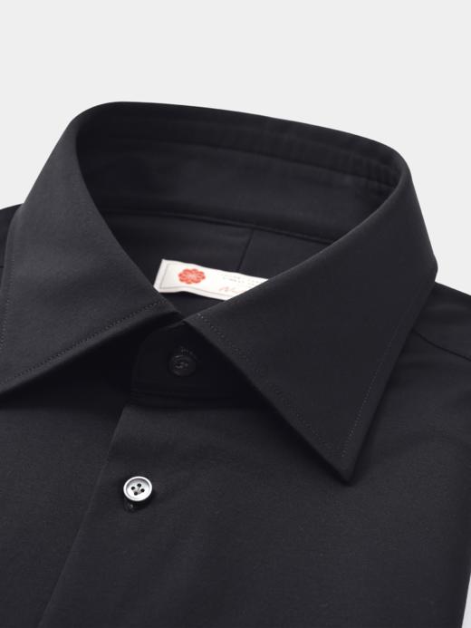 AhhhCotton 100支双股骏马黑意式工艺衬衫 商品图1