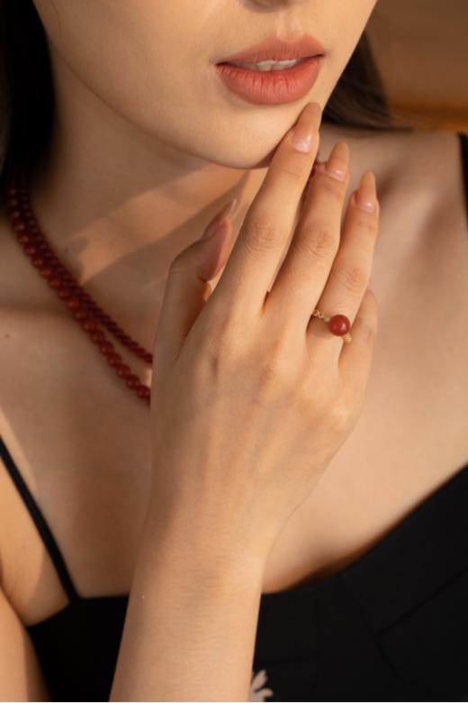 💕38女神节首选 🎀千元质感! 云南保山矿A+级红玛瑙!【 新中式红玛瑙首饰套盒】！ 💖要被这条项链美s啦!!啊啊啊....  商品图4