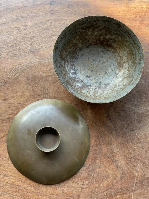 薄胎青铜鎏锡茶席盖碗，顺丰包邮 商品图2