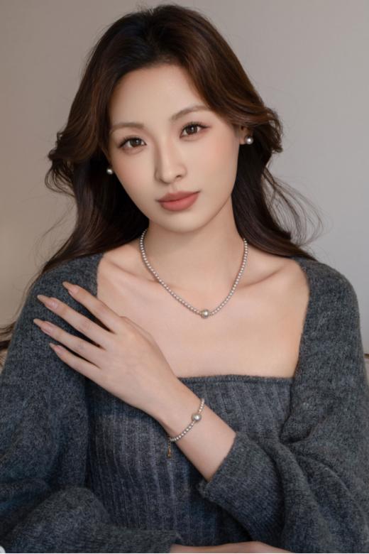 🌸独家新品【天然海贝珠项链手链组合套装】 🎉真的好仙~优雅通勤 真的绝了!🎁仿佛把月光戴在了手腕上💎真的是百搭的存在🛒 商品图6