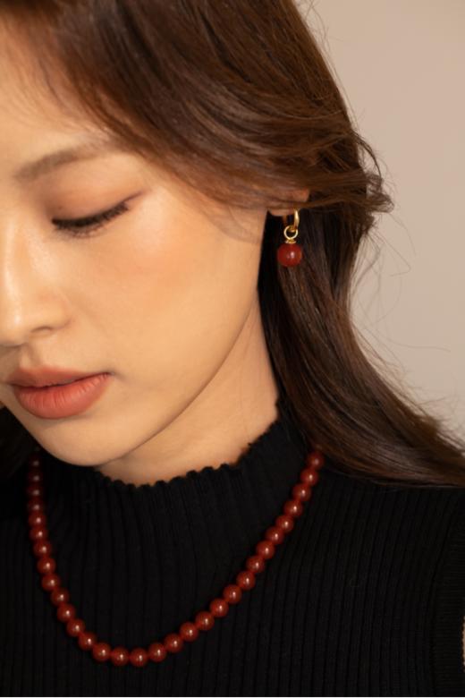 💕38女神节首选 🎀千元质感! 云南保山矿A+级红玛瑙!【 新中式红玛瑙首饰套盒】！ 💖要被这条项链美s啦!!啊啊啊....  商品图3