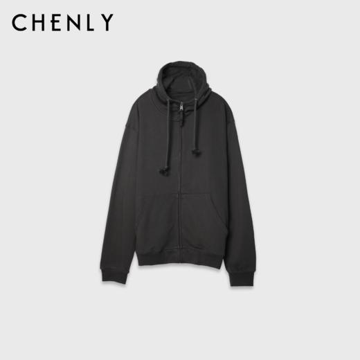 尘衣｜25春夏男女同款杏仁奶糖拉链卫衣 商品图2