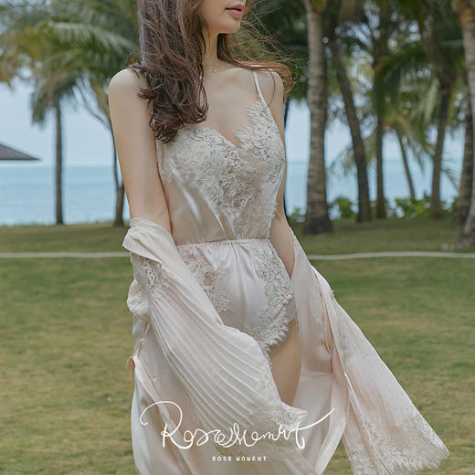 蕾丝性感显瘦真丝连衣裤 A22111 商品图5