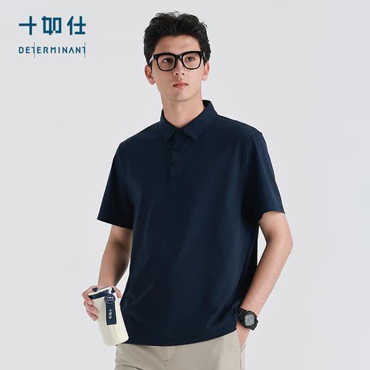 十如仕100支高纱支吸湿速干凉感短袖POLO-P20-01 商品图3