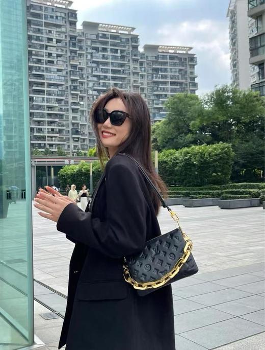 驴家CoussinBB老花压纹羊皮单肩包（HH） 商品图2