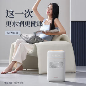 【官方自营】大宇无雾加湿器卧室孕妇婴儿家用桌面冷蒸发式空气净化器