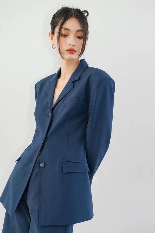 Kai & Kiera 靛蓝色高级质感西装套装 15496 商品图1