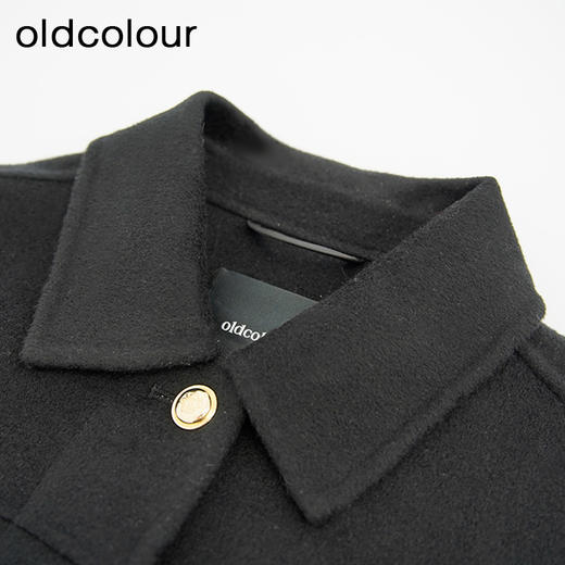 oldcolour欧珂2024春季休闲时尚纯色短款长袖短外套女Q110421A1 商品图2