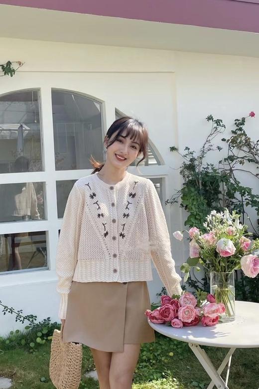 amadella 米色刺绣开衫外套 15465 商品图0