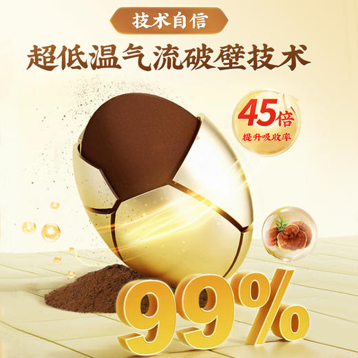 北京同仁堂有机破壁灵芝孢子粉 蓝帽认证 送礼首选 商品图1