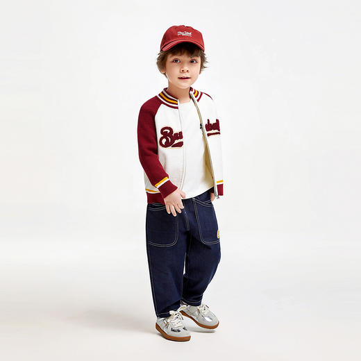 男童全腰单裤春季新款安奈儿童装实体店同款XB516727 商品图5