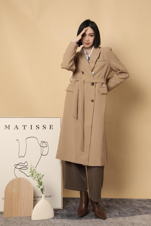 LNNNS 大地色系长款西装外套 15471 商品图2