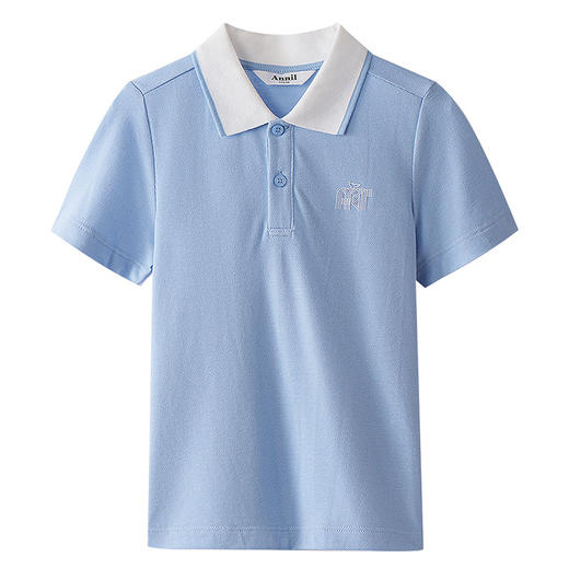 男童翻领短袖针织衫夏季新款安奈儿童装EB521172 商品图5