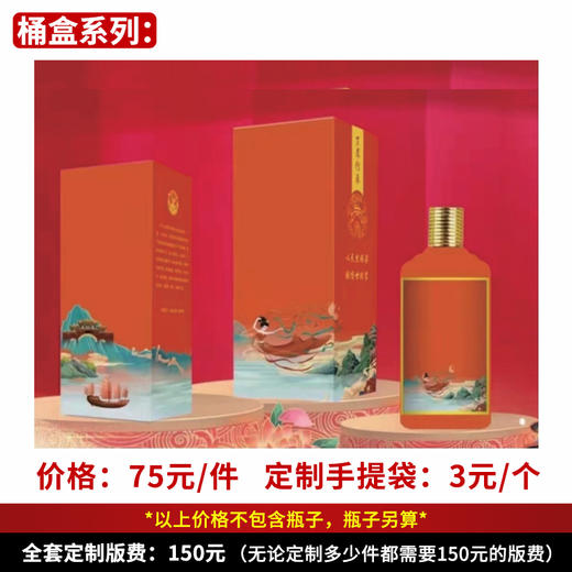 【桶盒系列】个性定制 1件500ml*6瓶 商品图0