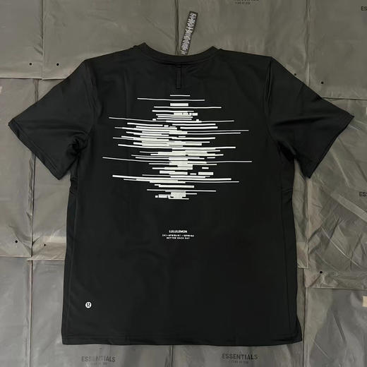 正品LuLu露露 综训速干短袖，男女同款.孟加拉产
黑色S-XL白色XL无吊牌 商品图2