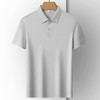 【索罗娜】【DKP】大依优型大码Polo衫冰丝弹力凉感翻领T恤轻奢休闲纯色短袖男宽松T恤上衣胖子 商品缩略图9