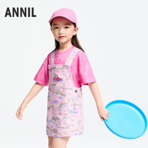 女童背带裙春季新款安奈儿童装实体店同款XG513519 商品图1